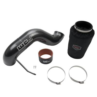 Wehrli Custom Fabrication Wehrli CUSAtom Intake Kit 4in. for 03-07 Cummins 5.9L Bengal Red 100346-BR | 100346-BR