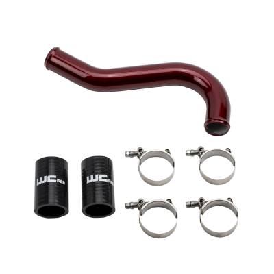 Wehrli Custom Fabrication Wehrli CUSAtom Upper Coolant Pipe for 2006-2010 Duramax LBZ LMM Gloss Black 100622-GB | 100622-GB