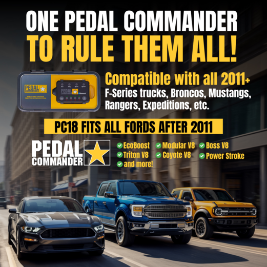 Pedal Commander Pedal Commander All FORD with Bluetooth PC-18 | PC-18