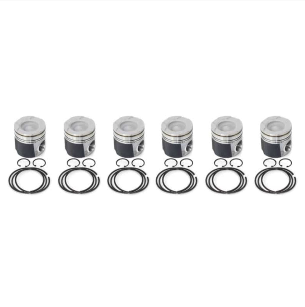 Industrial Injection Industrial Injection IIDiesel 04.5-07 5.9L Cummins 24V ISB .040 Over Ctd Chmfrd X-Series Pistons (.015 RCH) PDM-3673CC.040 | PDM-3673CC.040