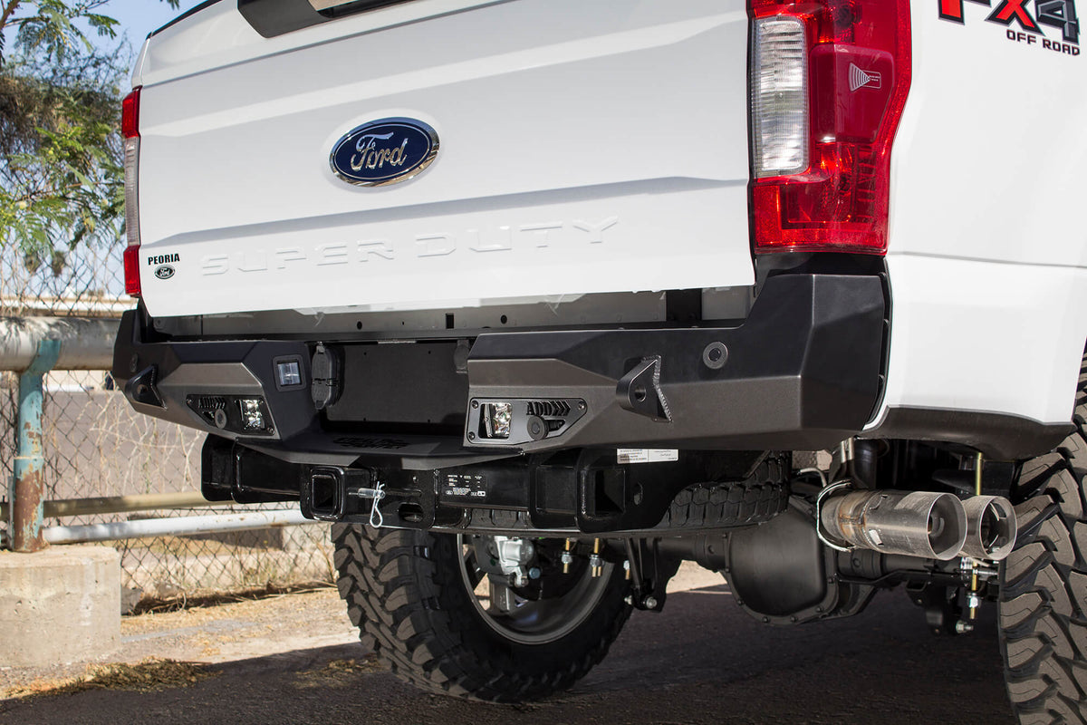 Addictive Desert Design Addictive Desert Designs 2017-2019 Ford Super Duty F-250 F-350 Stealth Fighter Rear Bumper R161231280103 | R161231280103