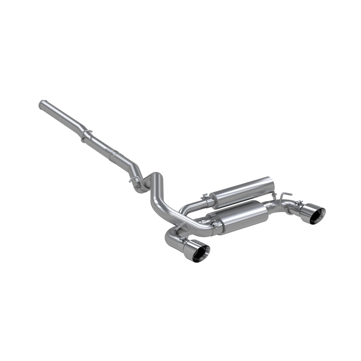 MBRP MBRP 2016 2018 Ford Focus RS Aluminized Steel 3 Cat Back Dual Rear Outlet S4203AL | S4203AL