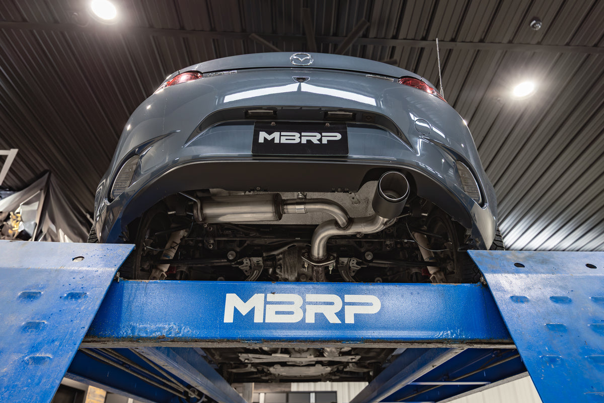MBRP MBRP 2016 2026 Mazda MX-5 Miata 2.0L T304 Stainless Steel 2.5 Axle-Back with Carbon Fiber Tip S44523CF | S44523CF