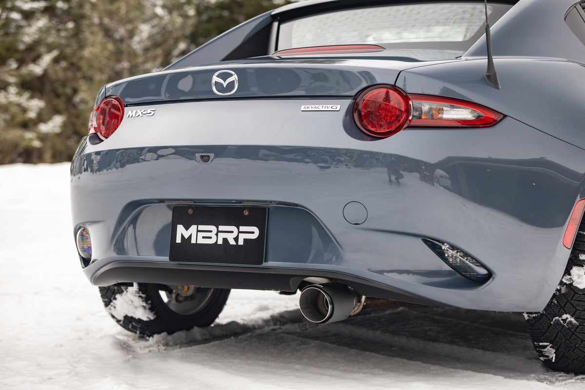 MBRP MBRP 2016 2026 Mazda MX-5 Miata 2.0L T304 Stainless Steel 2.5 Axle-Back with Carbon Fiber Tip S44523CF | S44523CF