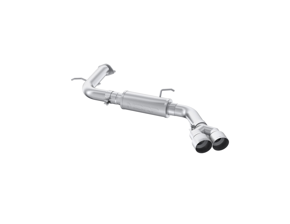 MBRP MBRP 2021 2026 Hyundai Elantra N-Line 1.6L Turbo Aluminized Steel 3 Axle-Back Single Rear Exit with Dual Outlet Tip S4712AL | S4712AL