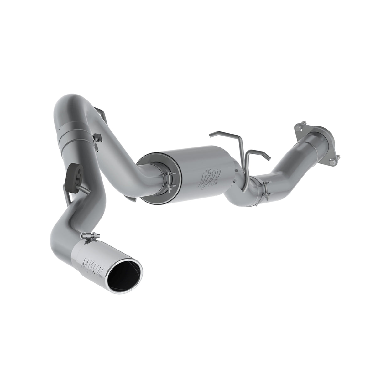 MBRP MBRP 2007 2010 Chevrolet GMC 2500 HD 6.0L EC CC-SB T409 Stainless Steel 3.5 Cat Back Single Side S5078409 | S5078409