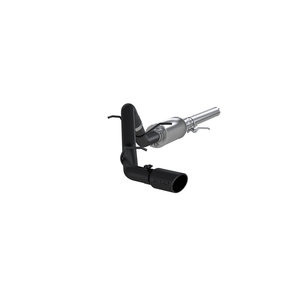 MBRP MBRP 2019 2019 Chevrolet GMC 1500 Silverado Sierra 4.3L V6 5.3L V8 Limited (LD) - One-piece driveshaft only Black-Coated Aluminized Steel 3 Cat Back Single Side Exit S5080BLK | S5080BLK