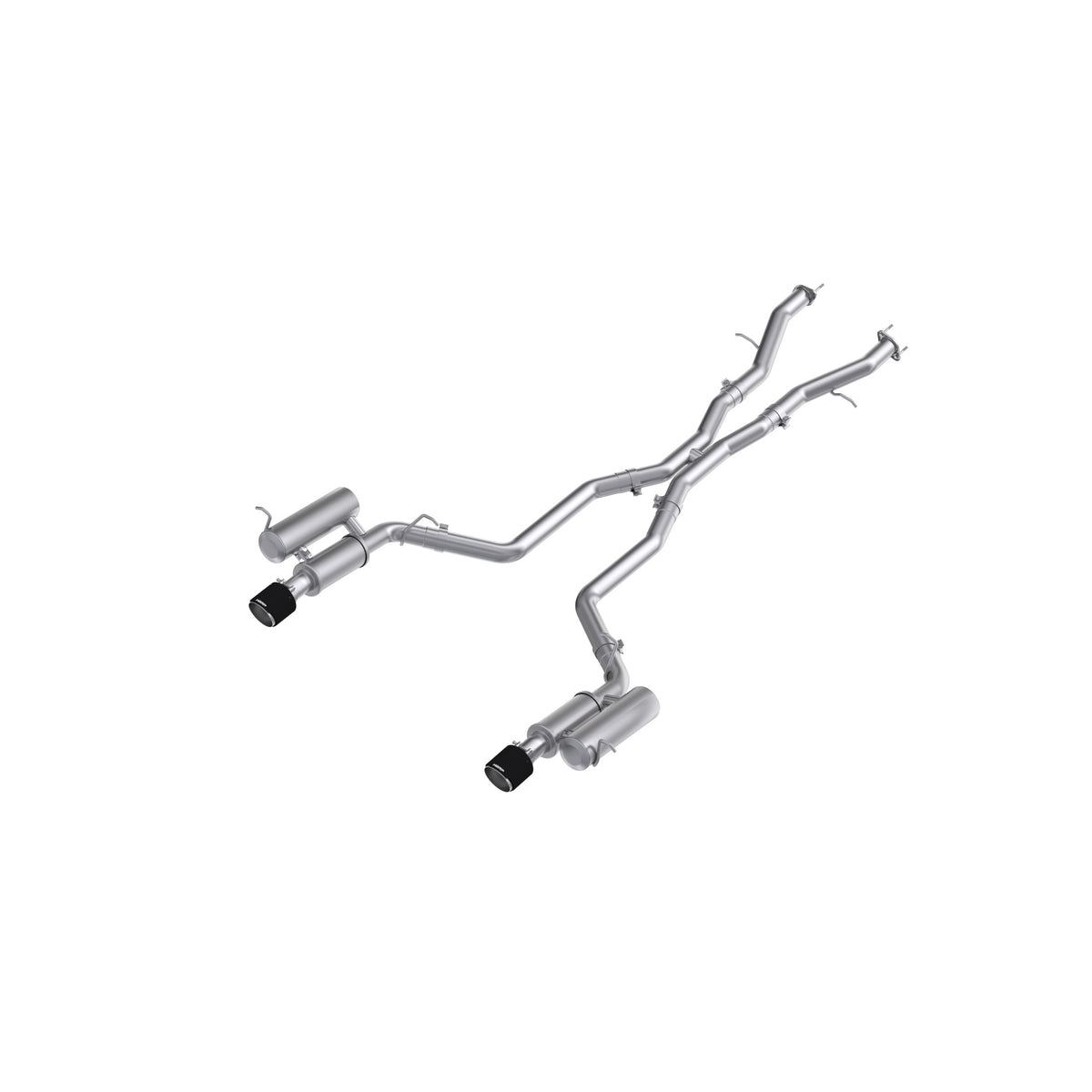 MBRP MBRP 2011 2026 Dodge Durango 5.7L T304 Stainless Steel 3 Cat-Back Dual Split Rear with Carbon Fiber Tips Street Profile S51073CF | S51073CF