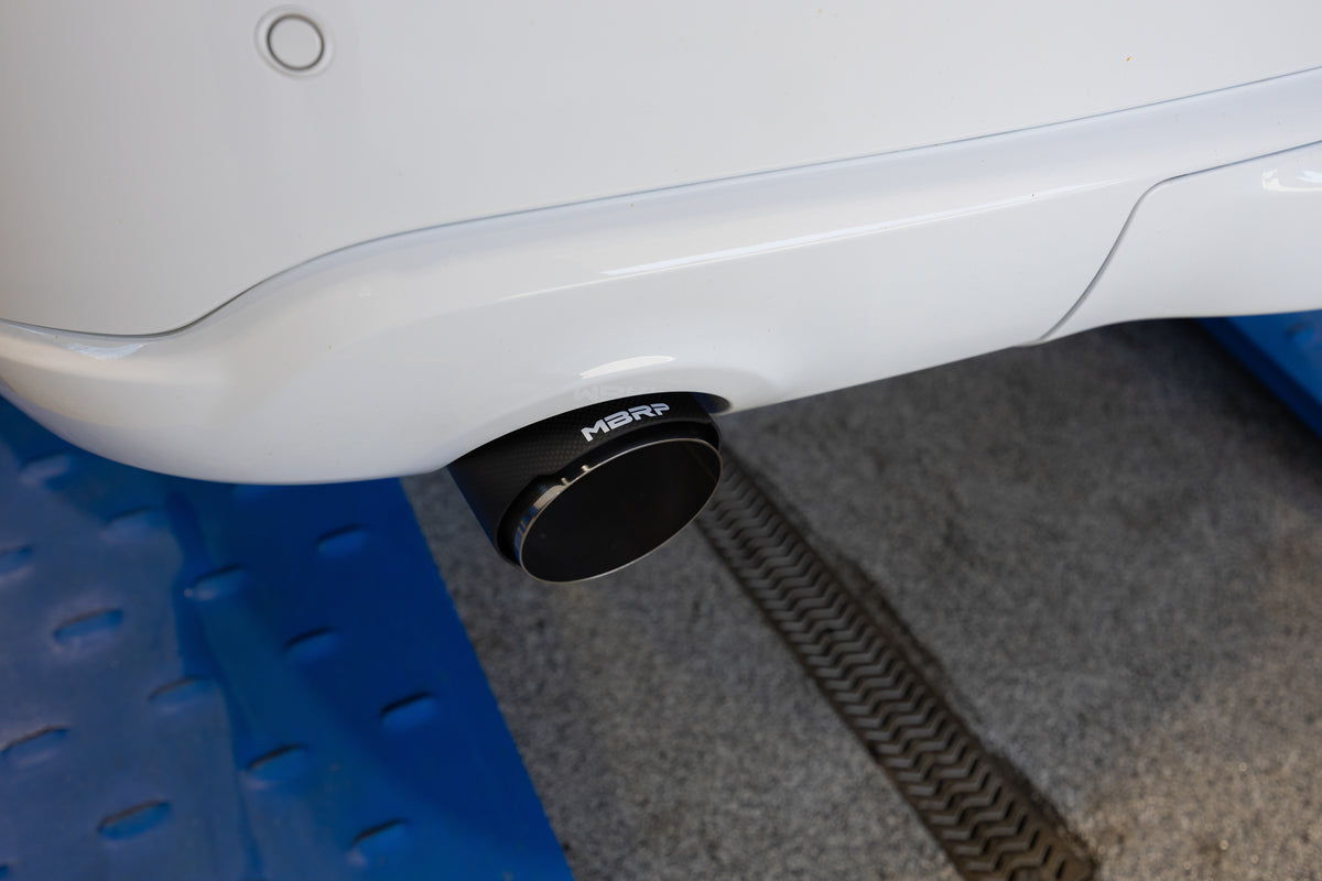 MBRP MBRP 2011 2026 Dodge Durango 3.6L T304 Stainless Steel 3 Cat-Back Dual Split Rear with Carbon Fiber Tips Street Profile S51093CF | S51093CF