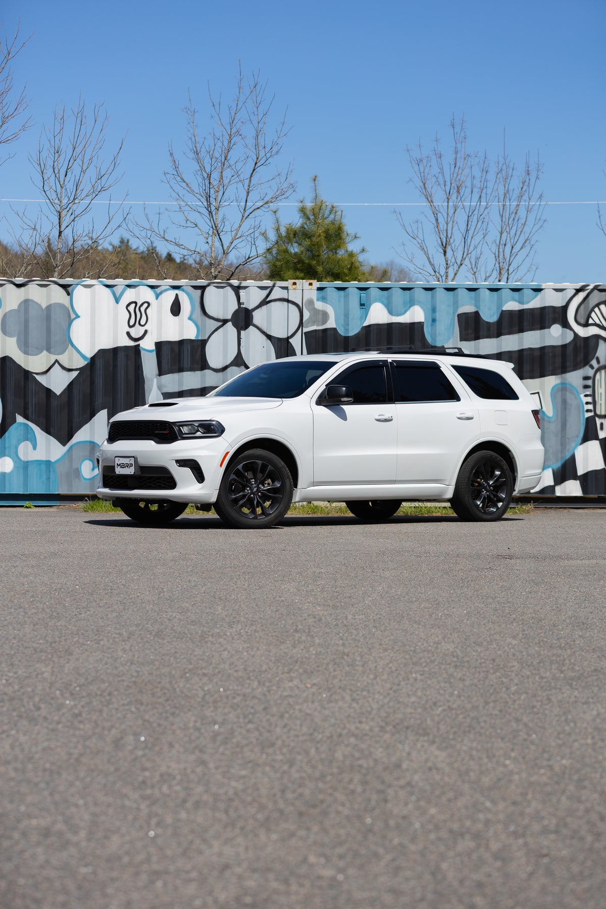 MBRP MBRP 2011 2026 Dodge Durango 3.6L T304 Stainless Steel 3 Cat-Back Dual Split Rear with Carbon Fiber Tips Street Profile S51093CF | S51093CF