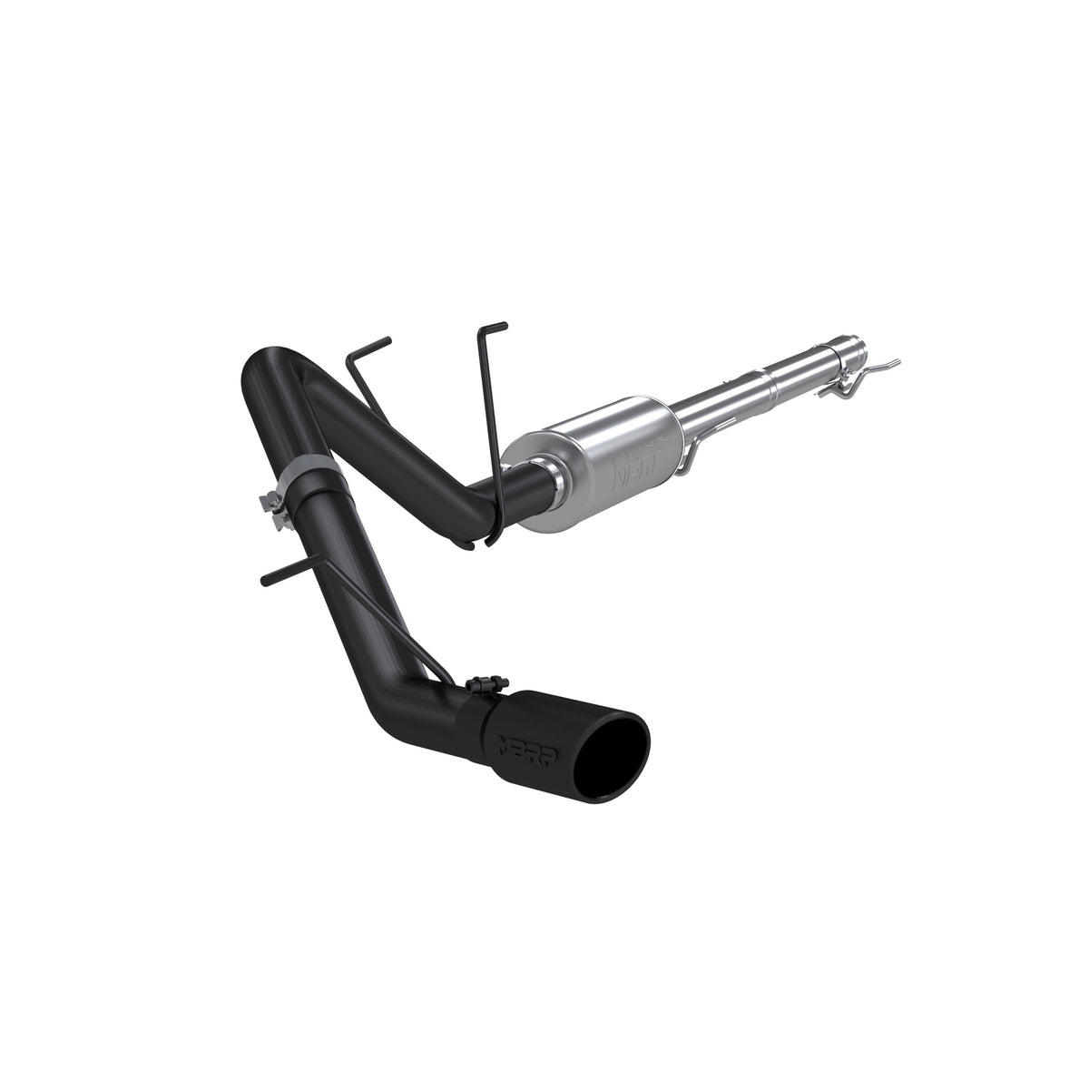 MBRP MBRP 2011 2018 RAM 1500 5.7L Black-Coated Aluminized Steel 3 Cat Back Single Side S5142BLK | S5142BLK