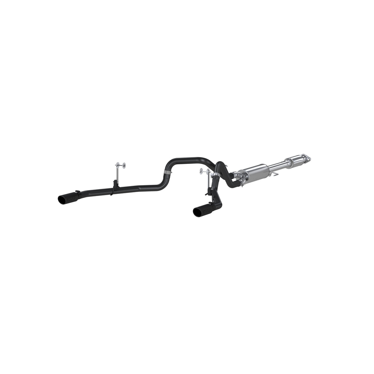 MBRP MBRP 2015 2020 Ford F-150 5.0L Black-Coated Aluminized Steel 2.5 Cat Back Dual Rear S5258BLK | S5258BLK