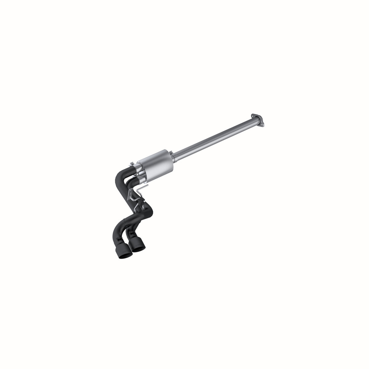 MBRP MBRP 2009 2014 Ford F-150 3.5L EcoBoost 5.0L 3.7L Black-Coated Aluminized Steel 3 Cat Back Pre-Axle Dual Outlet S5261BLK | S5261BLK
