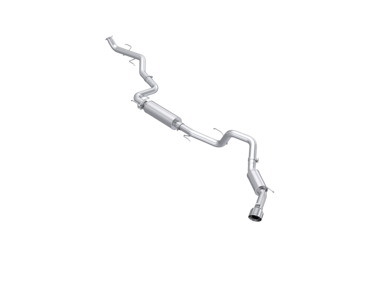 MBRP MBRP 2024 2026 Toyota Tacoma 2.4L (Excl. Leaf Spring Trucks) Aluminized Steel 3 Cat-Back Single Side Exit S5323AL | S5323AL
