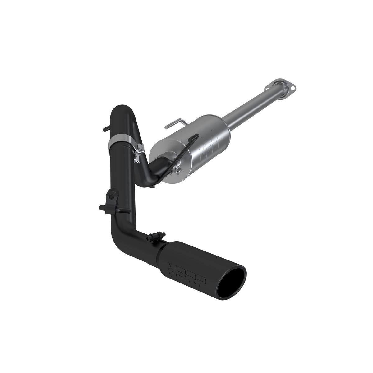 MBRP MBRP 2005 2015 Toyota Toyota Tacoma 4.0L EC CC Black-Coated Aluminized Steel 2.5 Cat Back Single Exit S5326BLK | S5326BLK