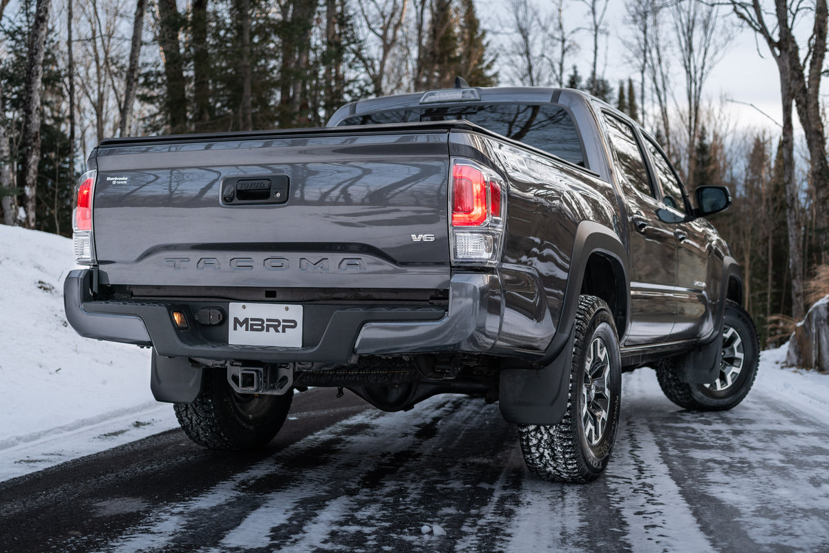 MBRP MBRP 2016 2023 Toyota Tacoma 3.5L T409 Stainless Steel 3 Cat Back Turn Down S5339409 | S5339409