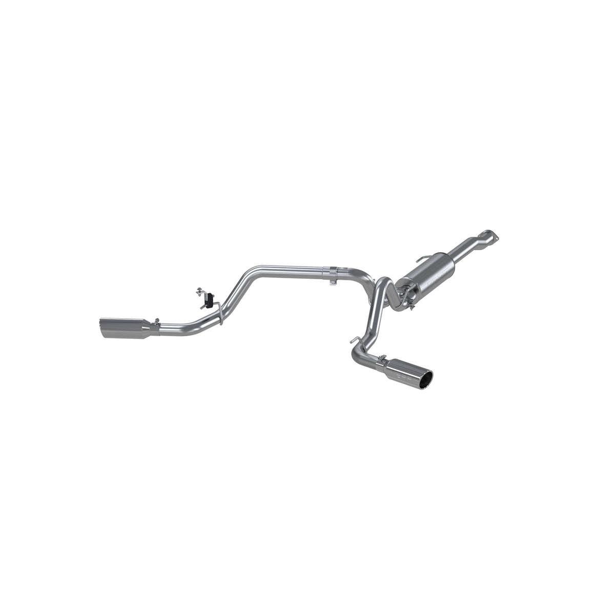 MBRP MBRP 2016 2023 Toyota Tacoma 3.5L T409 Stainless Steel 3 Cat Back Dual Split Side S5340409 | S5340409