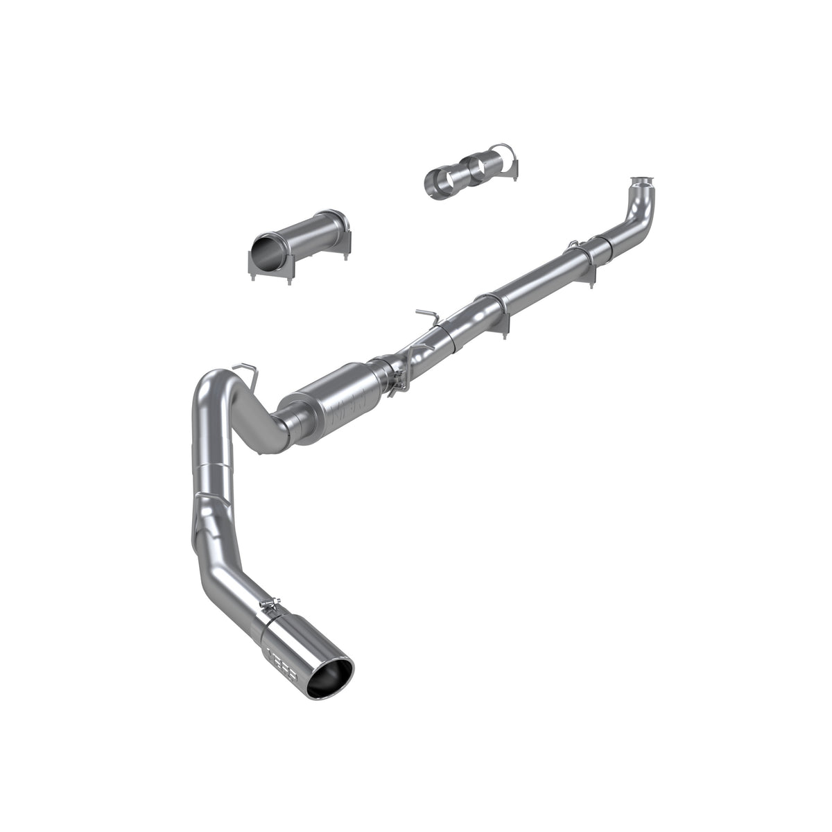 MBRP MBRP 2001 2007 Chevrolet GMC 2500 3500 Duramax EC CC Aluminized Steel 4 Cat Back Single Side S6004AL | S6004AL