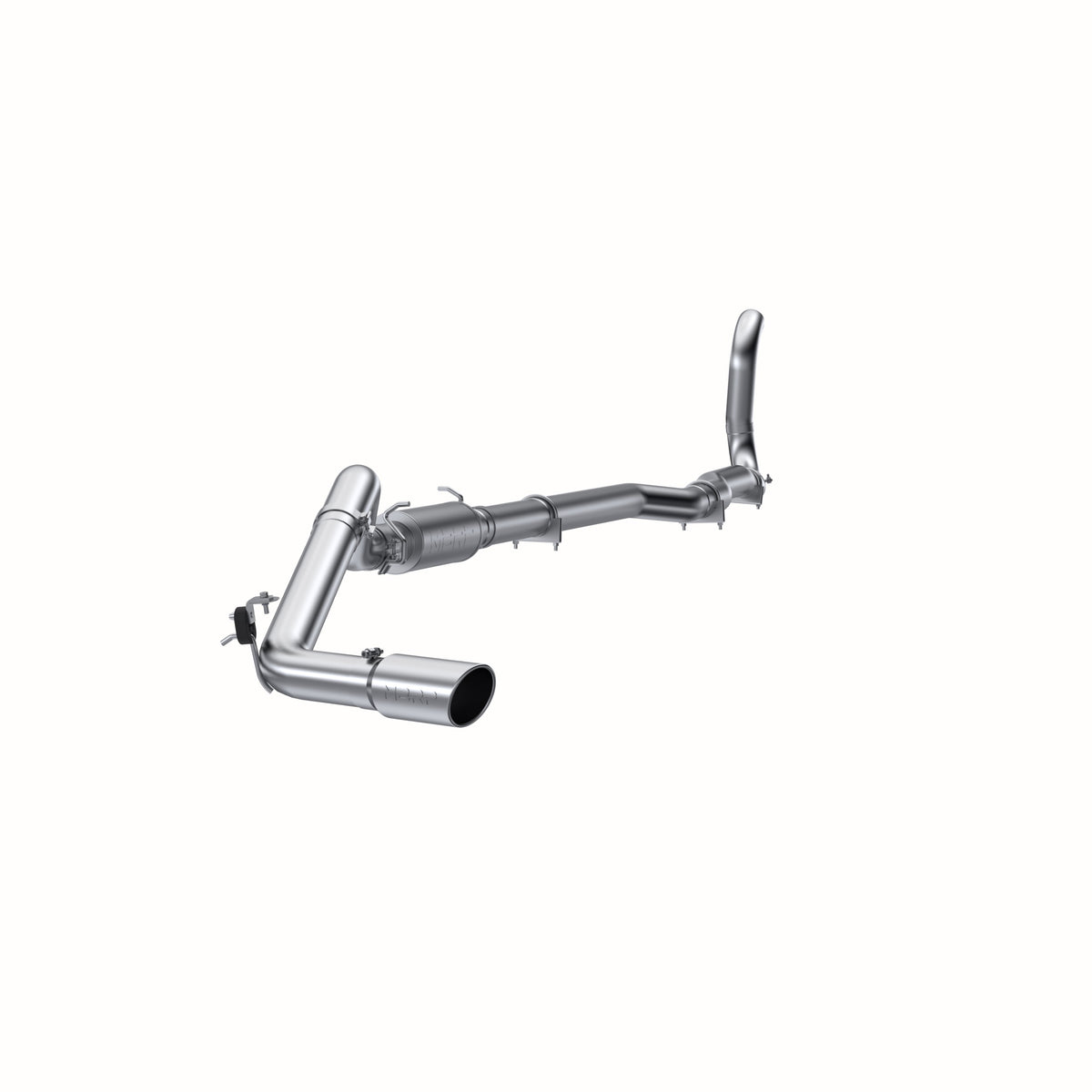 MBRP MBRP 1988 1993 Dodge Ram 2500 3500 Cummins (4WD only) T409 Stainless Steel 4 Turbo Back Single Side Exit S6150409 | S6150409