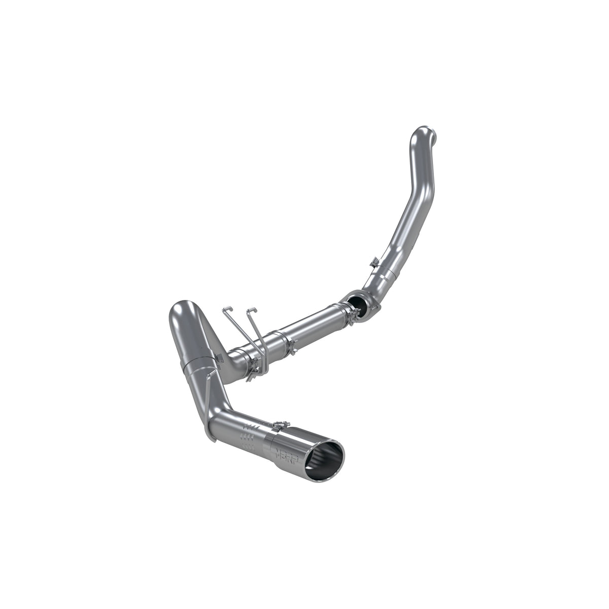 MBRP MBRP 2008 2010 Ford F-250 350 450 6.4 L Powerstroke Aluminized Steel 4 Filter Back Single Side Exit Down Pipe S6282AL | S6282AL