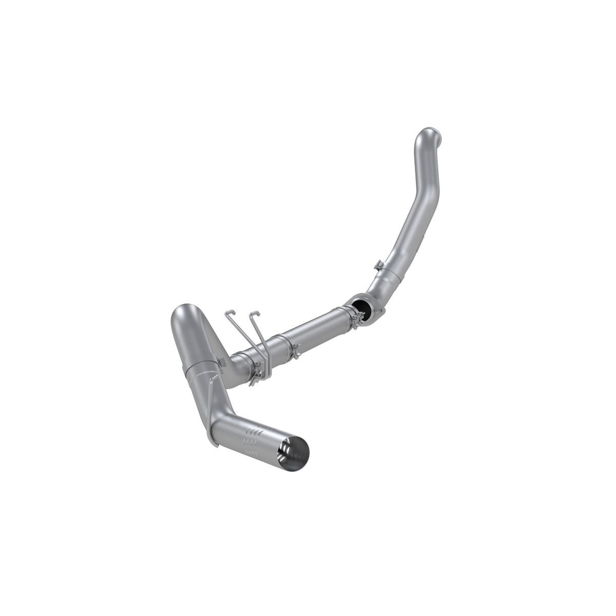 MBRP MBRP 2008 2010 Ford F-250 F-350 F-450 6.4L PowerStroke Aluminized Steel 4 Fitler Back Single Side Exit - no muffler - with Carb Approved Downpipe EO# D-763-1 S6282PLM | S6282PLM