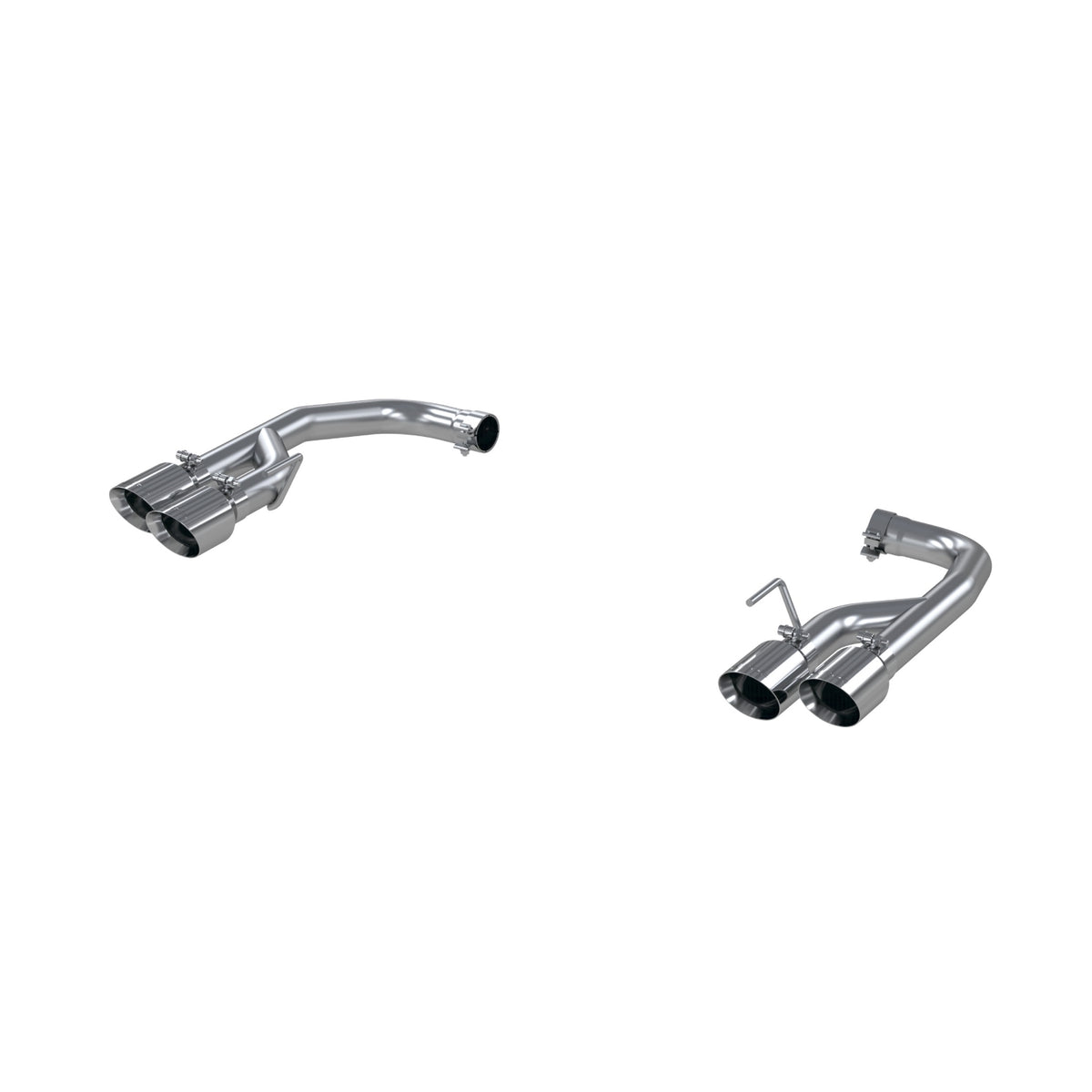MBRP MBRP 2018 2023 Ford Mustang GT 5.0L T304 Stainless Steel 2.5 Axle Back with Quad Dual Wall Tips S7211304 | S7211304