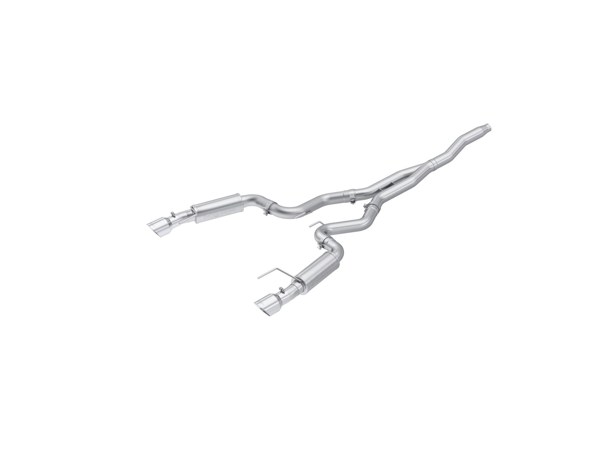 MBRP MBRP 2015 2018 Ford Mustang 2.3 EcoBoost Aluminized Steel 3 Cat Back Dual Split Rear with 4.5 Tips (Race Version) S7275AL | S7275AL