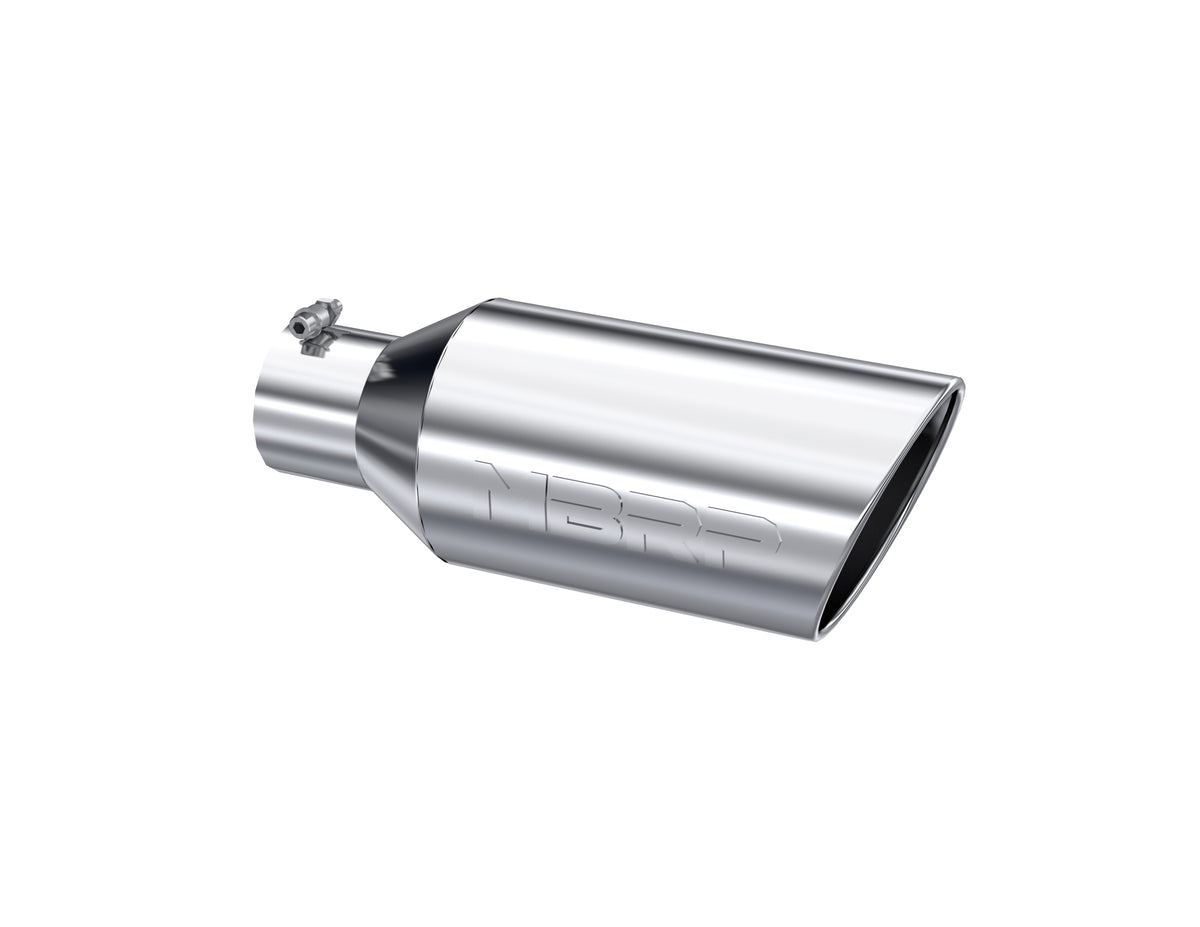 MBRP MBRP T304 Stainless Steel Tip; 7 OD; Rolled End; 4 ID; 18 length T5126 | T5126