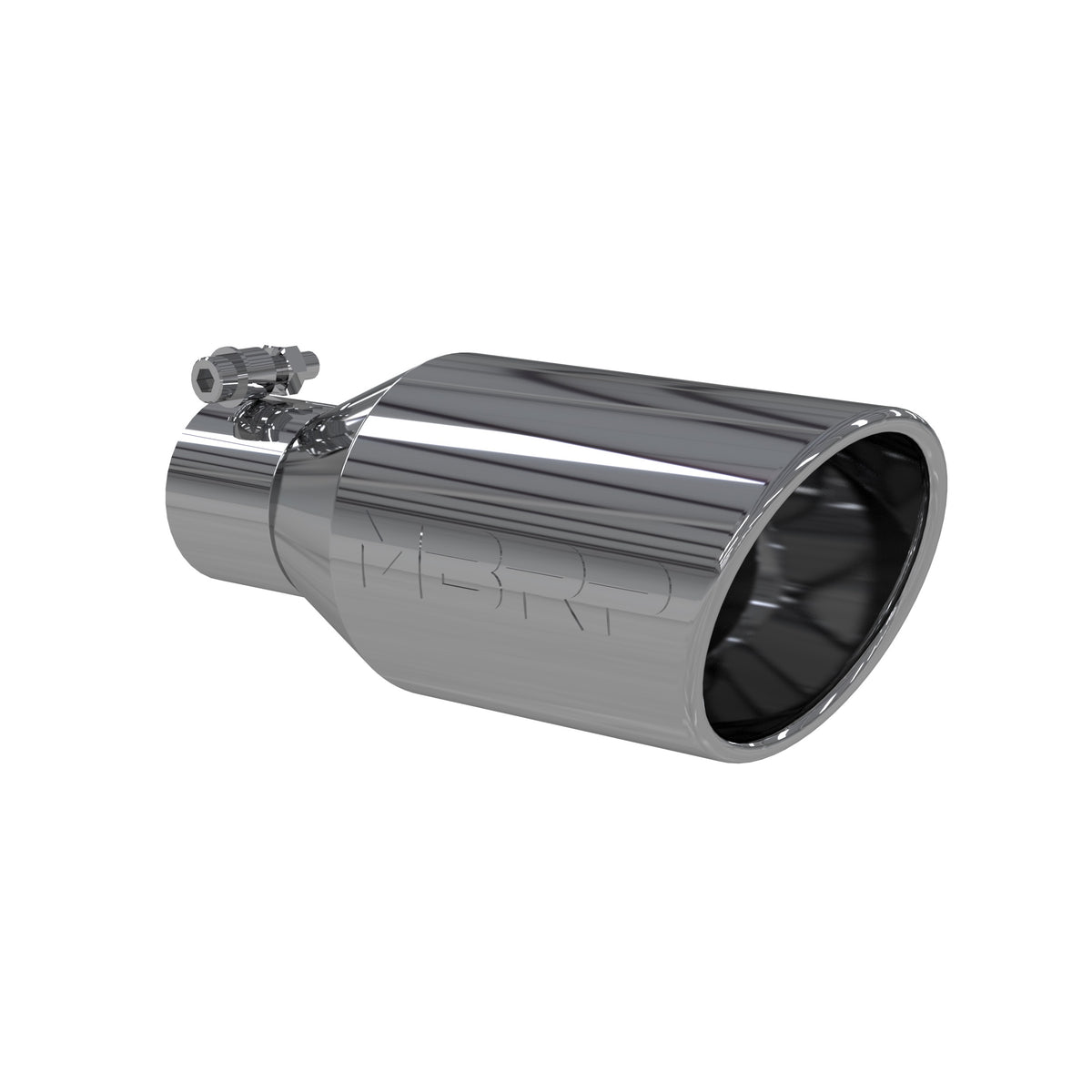 MBRP MBRP T304 Stainless Steel SW Angle Rolled End Tip; 2.5 ID; 4.5 OD; 11 length T5160 | T5160