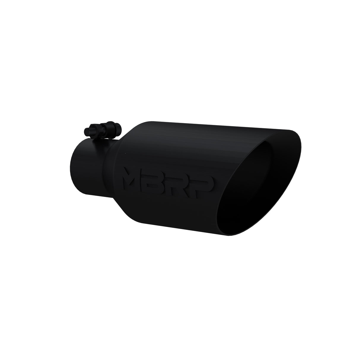 MBRP MBRP Black Coated DW Angle Rolled End Tip; 2.5 ID; 4.5 OD; 11 length T5161BLK | T5161BLK