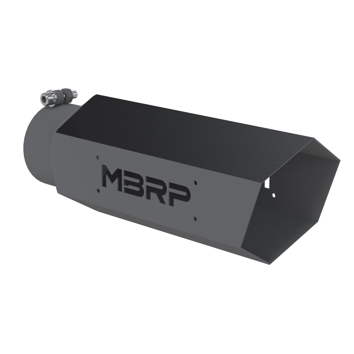 MBRP MBRP Black Coated Hex Tip; 4 ID; 5 OD; 16 length ; No Logo Plate T5165BLK | T5165BLK