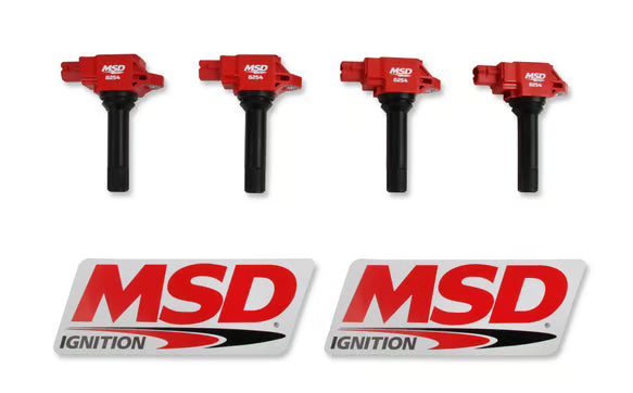 MSD Ignition MSD Coils 15-19Subar Scion Toyta2.0L 4PKRed 82544 | 82544