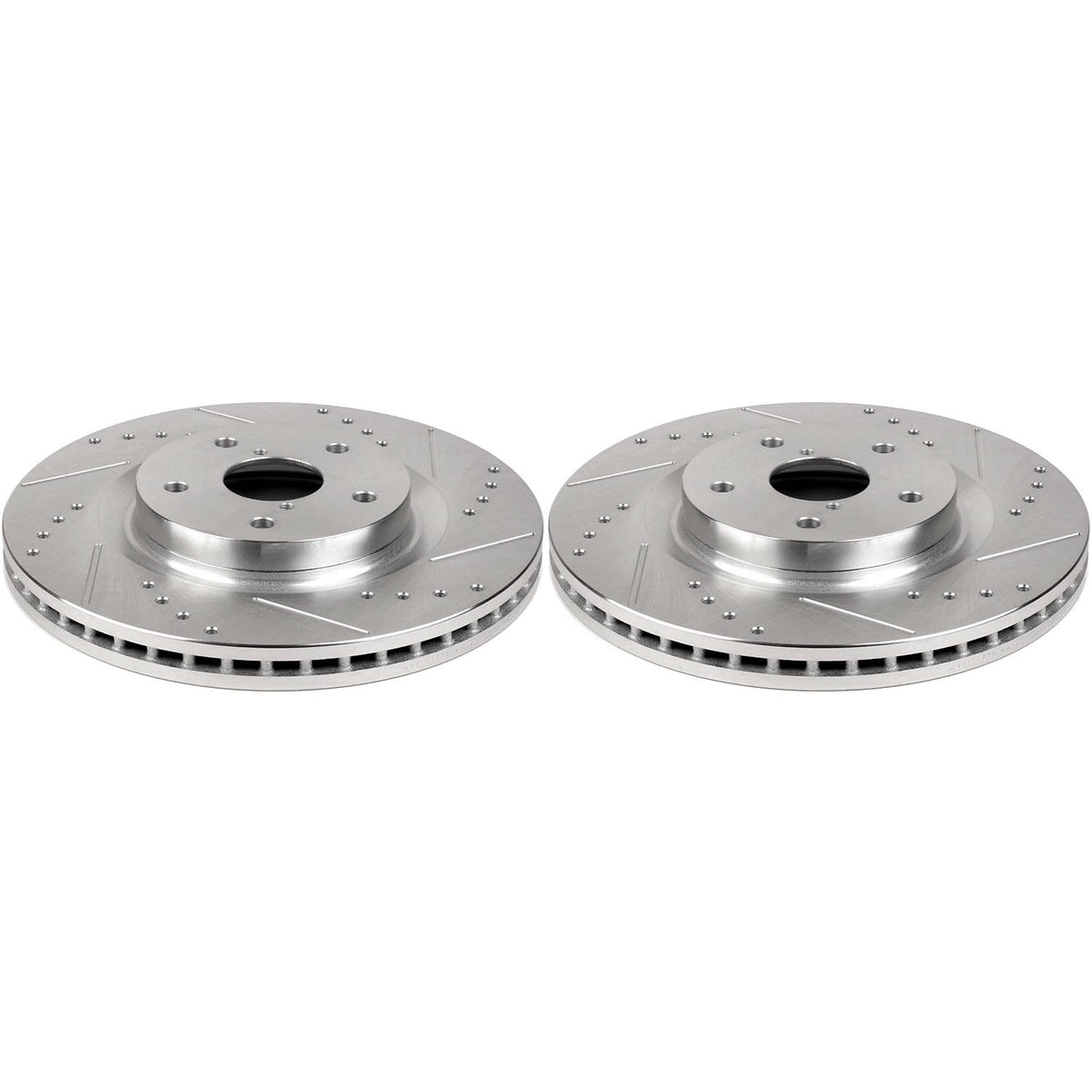 PowerStop POWERSTOP FRONT DRILLEDSLOTTED ROTOR PAIR JBR1917XPR | JBR1917XPR