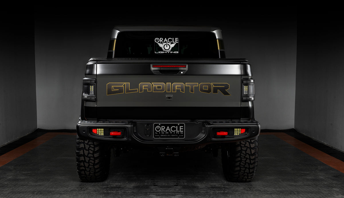 Oracle Oracle Light Black Series Flush Mount LED Tail Light for Jeep Gladiator JT - Tinted Len 5882-504-T | 5882-504-T