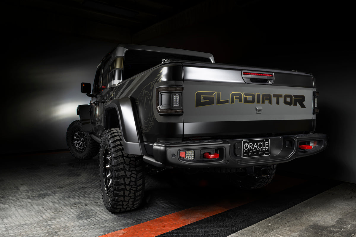 Oracle Oracle Light Black Series Flush Mount LED Tail Light for Jeep Gladiator JT - Tinted Len 5882-504-T | 5882-504-T
