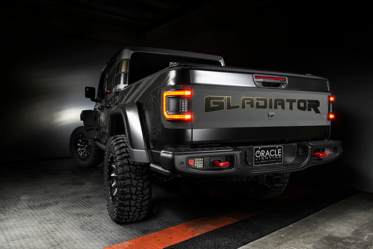 Oracle Oracle Light Black Series Flush Mount LED Tail Light for Jeep Gladiator JT - Tinted Len 5882-504-T | 5882-504-T