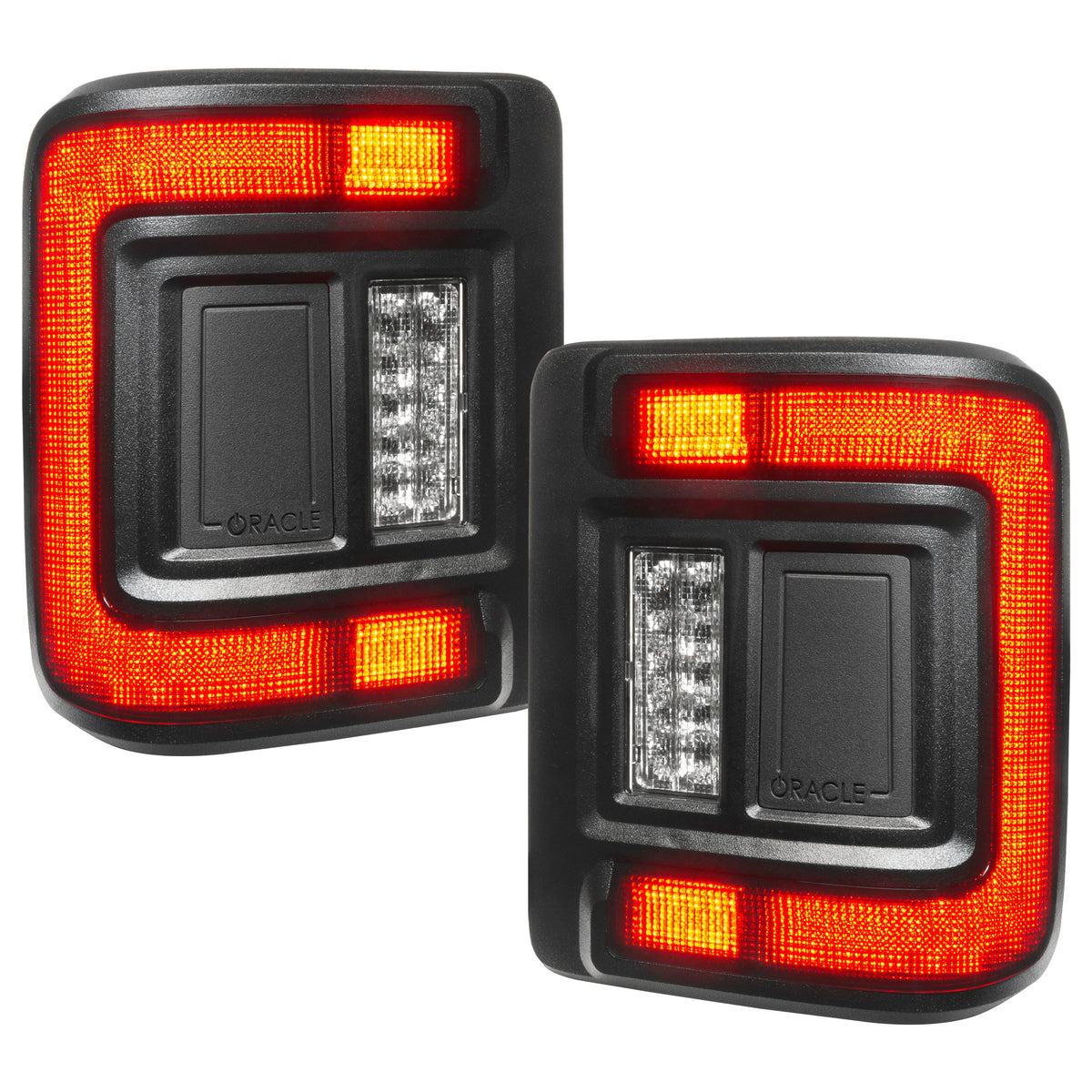 Oracle Oracle Light Black Series Flush Mount LED Tail Light for Jeep Wrangler JL - Tinted Len 5884-504-T | 5884-504-T