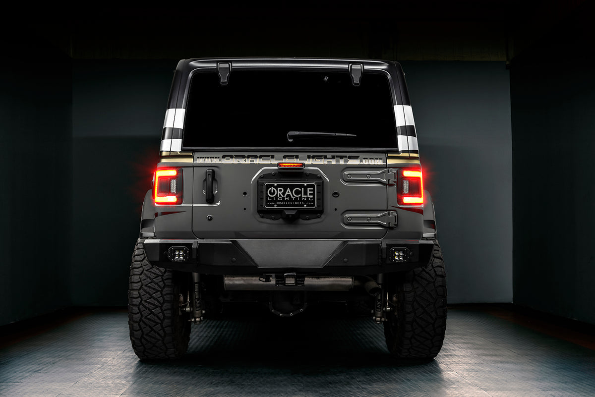 Oracle Oracle Light Black Series Flush Mount LED Tail Light for Jeep Wrangler JL - Tinted Len 5884-504-T | 5884-504-T