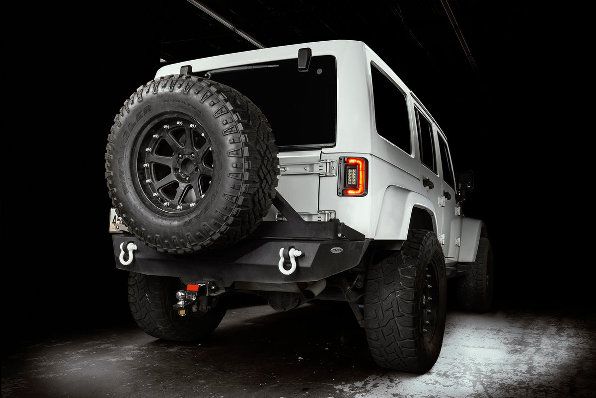 Oracle Oracle Light Black Series Flush Mount LED Tail Light for Jeep Wrangler JK - Tinted Len 5891-504-T | 5891-504-T
