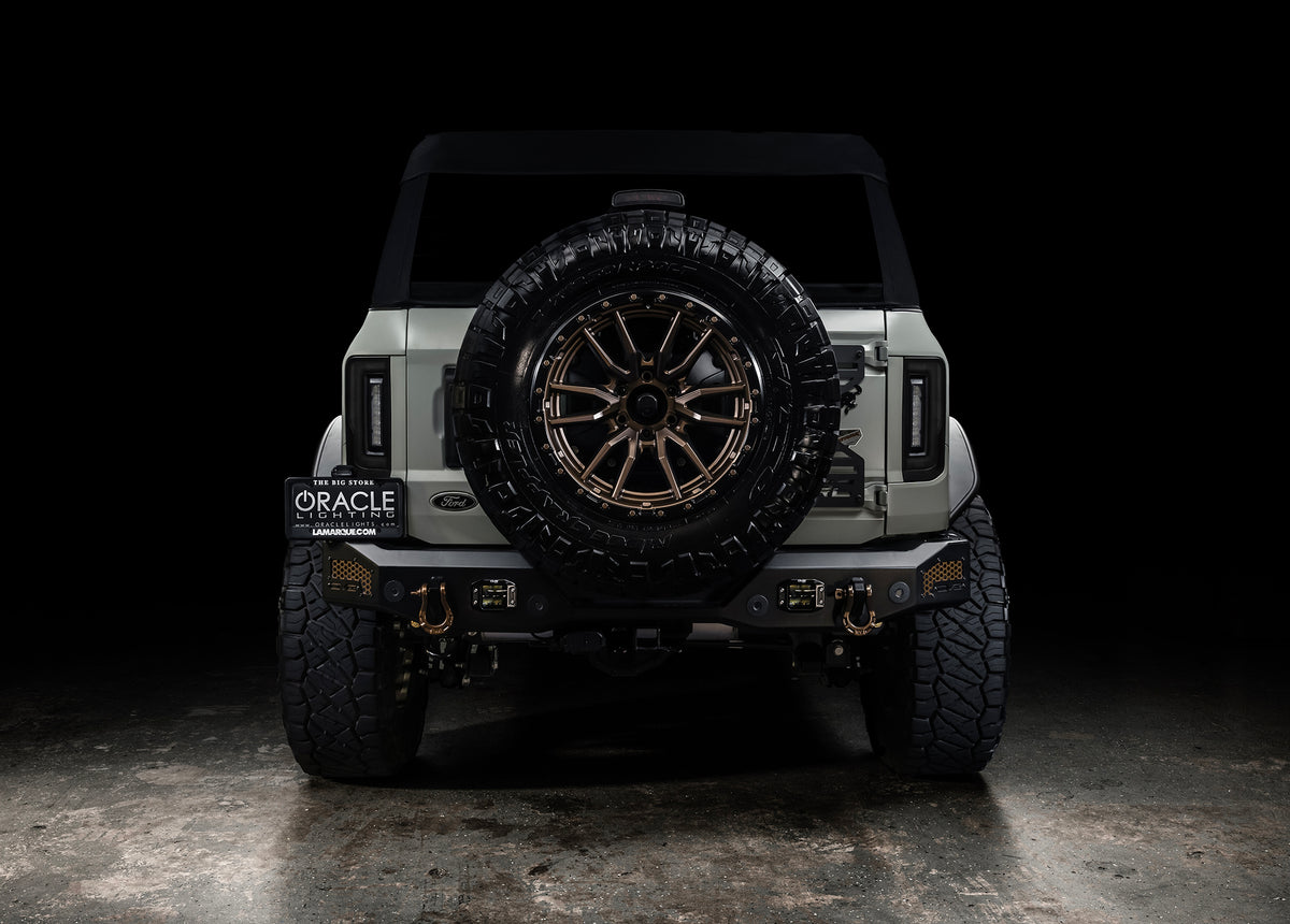 Oracle Oracle Light Black Series Flush Style LED Tail Light for 2021-25 Ford Bronco - Tinted Len 5892-504-T | 5892-504-T