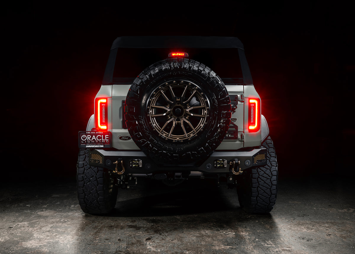 Oracle Oracle Light Black Series Flush Style LED Tail Light for 2021-25 Ford Bronco - Tinted Len 5892-504-T | 5892-504-T