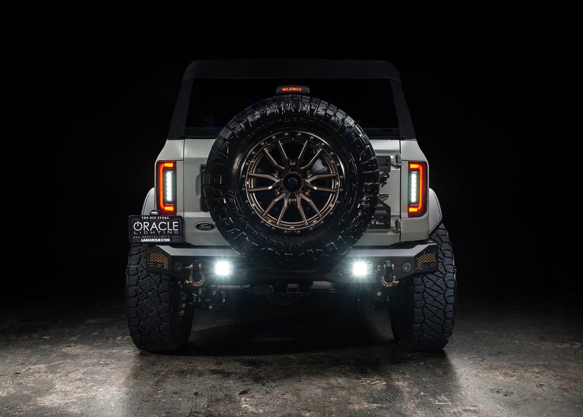 Oracle Oracle Light Black Series Flush Style LED Tail Light for 2021-25 Ford Bronco - Tinted Len 5892-504-T | 5892-504-T