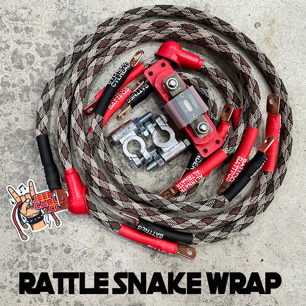 JeepCables.com JeepCables Big 7 Jeep Gladiator JT (2020 - 2024) 3.6L 1/0GA | JT-3.6L-1/0G