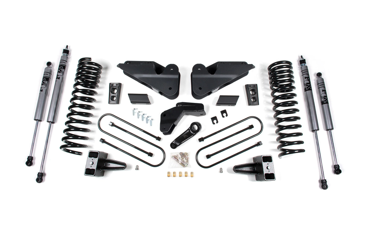 Zone Offroad Zone Offroad 2025 to 2026 Ram 3500 Diesel 4 Inch Radius Arm Drop Suspension Lift Kit 2 Inch Rear Lift Block with Overload Fox 2.0 Adv Series Shocks D169F | D169F