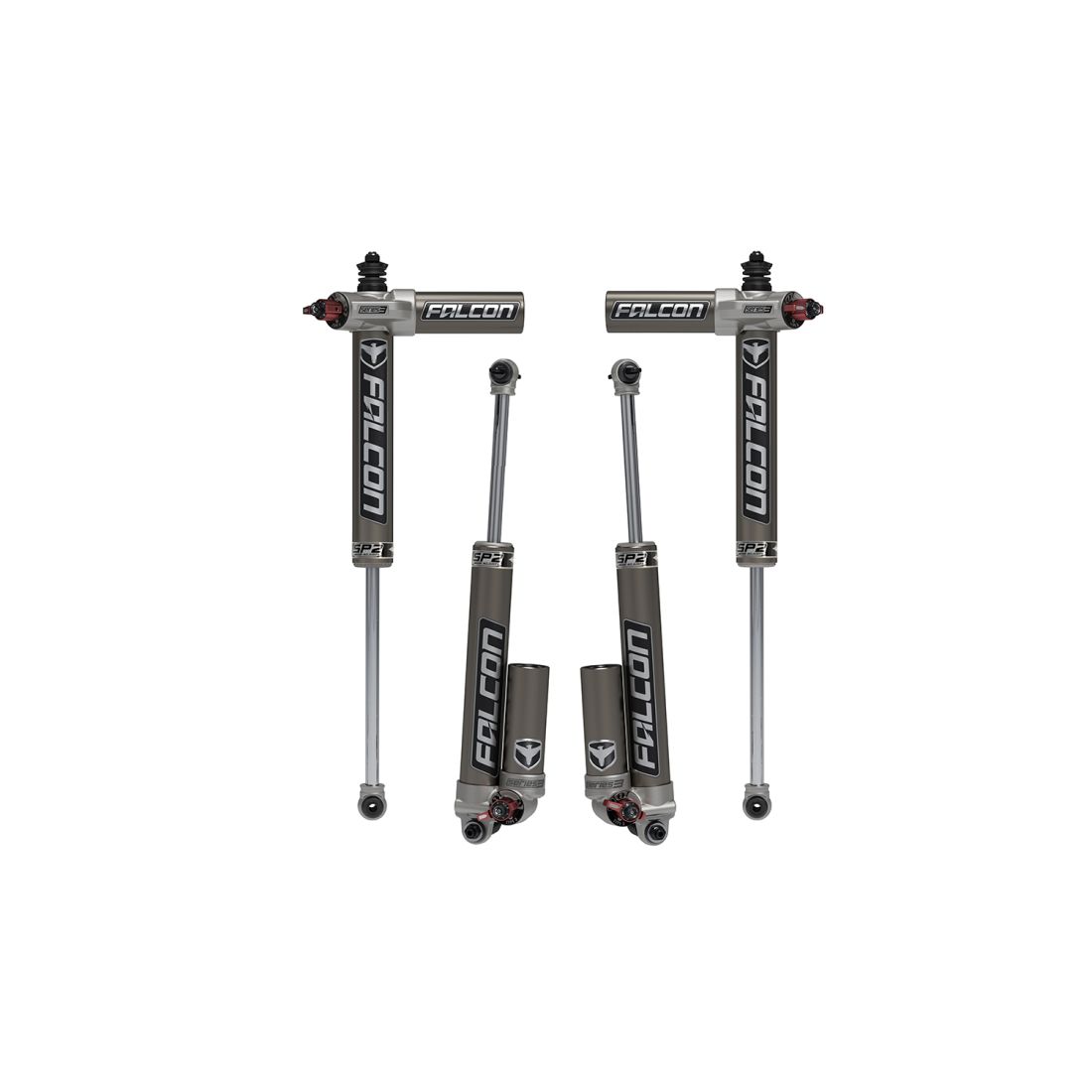 Teraflex TeraFlex JK 4dr: Falcon SP2 3.3 Fast Adjust Piggyback Shock Kit (3–4.5 Lift) 03-02-33-400-253 | 03-02-33-400-253