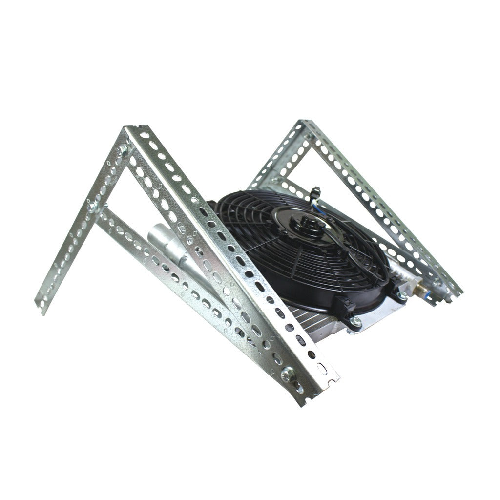 BD Diesel Xtruded Trans Oil Cooler - 3 8 inch Cooler Lines | 1030606-38