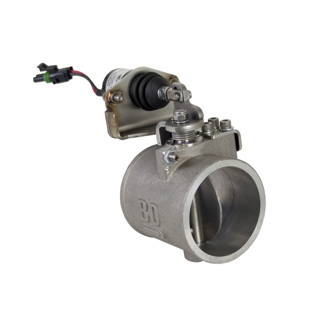 BD Diesel Positive Air Shut-Off - Generic 3.5in Intake Piping c w Electronics | 1036732