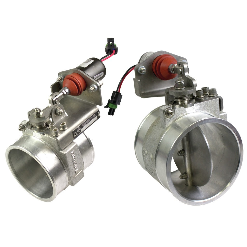 BD Diesel Positive Air Shut-Off - Generic 4.0in Intake Piping c w Electronics | 1036733