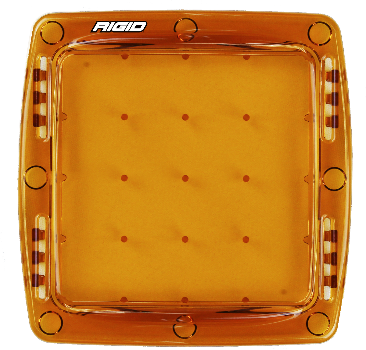 Rigid Industries Light Cover For Q-Series LED Lights, Amber, Single - 103933