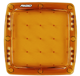 Rigid Industries Light Cover For Q-Series LED Lights, Amber, Single - 103933